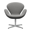  Swan Lounge Chair Silver Grey/Re Wool Wool White/Natural