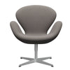  Swan Lounge Chair Silver Grey/Steelcut Trio Sand Dark