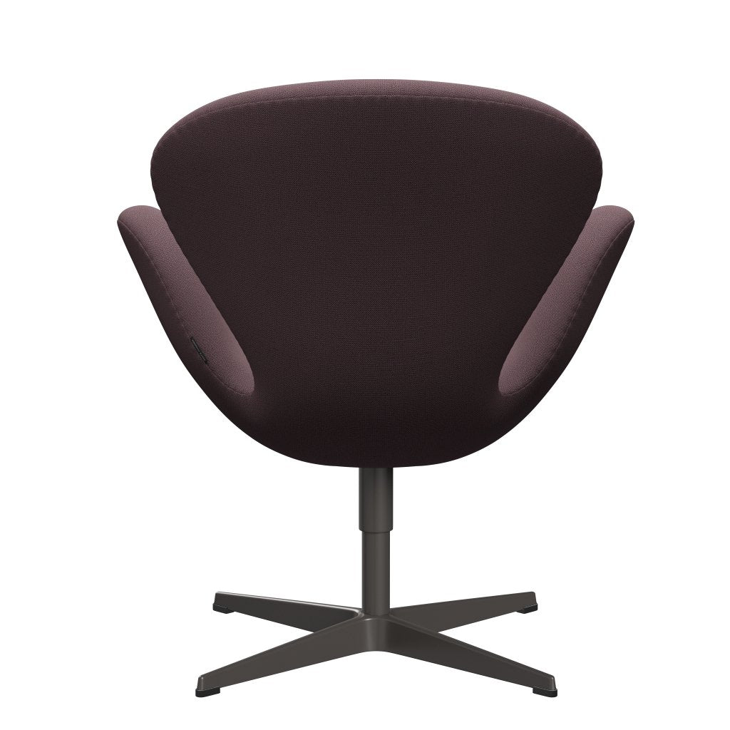 [product_category]-Fritz Hansen Swan Lounge Chair, Warm Graphite/Capture Aubergine-Fritz Hansen-3320-CP6302-WGBASE-FRI-4