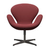  Swan Lounge Chair Warm Graphite/Capture Dark Red