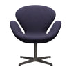 Fritz Hansen Swan Lounge Chair, Warm Graphite/Divina Md Dusty Blue