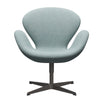 Fritz Hansen Swan Lounge Chair, Warm Graphite/Divina Md Mint