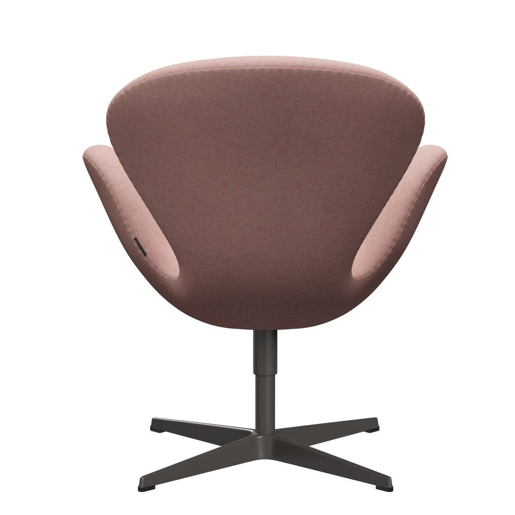 [product_category]-Fritz Hansen Swan Lounge Chair, Warm Graphite/Divina Md Soft Pink-Fritz Hansen-3320-DMD613-WGBASE-FRI-4