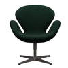  Swan Lounge Chair Warm Graphite/Divina Melange Dark Green (871)