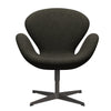  Swan Lounge Chair Warm Graphite/Divina Melange Grey Brown