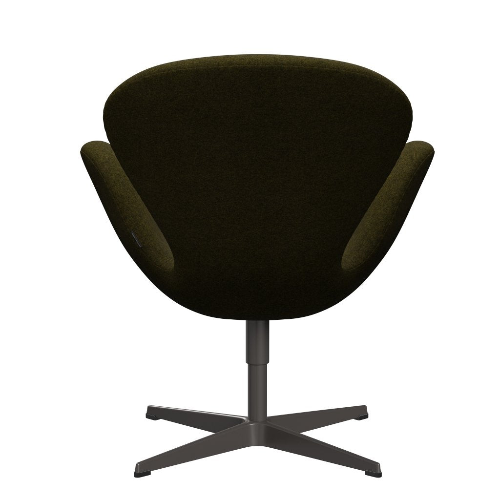 [product_category]-Fritz Hansen Swan Lounge Chair, Warm Graphite/Divina Melange Olive Dark-Fritz Hansen-3320-DIM471-WGBASE-FRI-4