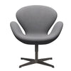  Swan Lounge Chair Warm Graphite/Divina Melange Stone Grey