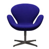  Swan Lounge Chair Warm Graphite/Divina Petrol Blue