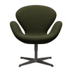  Swan Lounge Chair Warm Graphite/Fame Dark Brown Green