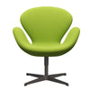  Swan Lounge Chair Warm Graphite/Fame Neon Green