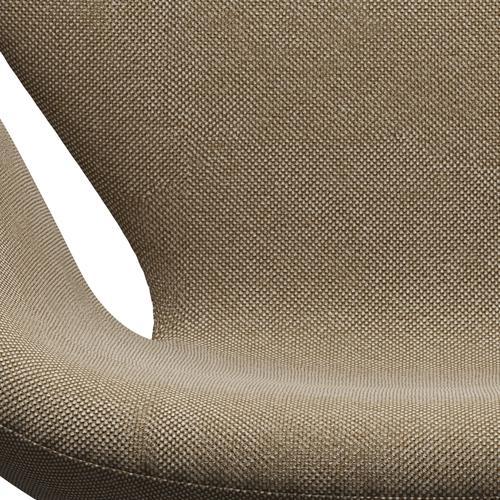 [product_category]-Fritz Hansen Swan Lounge Chair, Warm Graphite/Hallingdal Sand Dark-Fritz Hansen-3320-HAL220-WGBASE-FRI-6