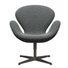  Swan Lounge Chair Warm Graphite/Hallingdal White/Brown