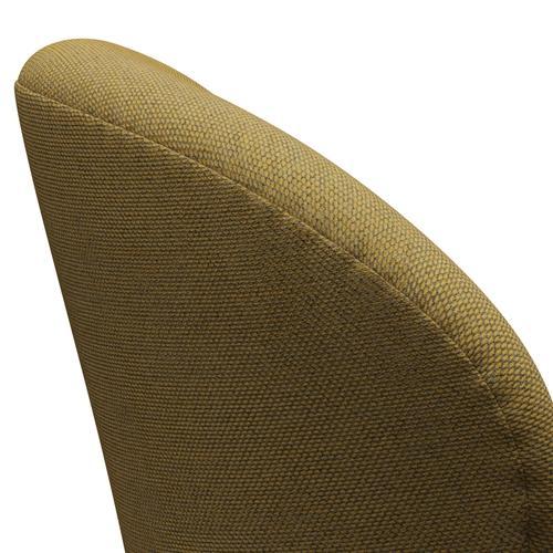 [product_category]-Fritz Hansen Swan Lounge Chair, Warm Graphite/Re Wool Golden Yellow/Natural-Fritz Hansen-3320-REW458-WGBASE-FRI-5