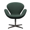  Swan Lounge Chair Warm Graphite/Steelcut Trio Dusty Green