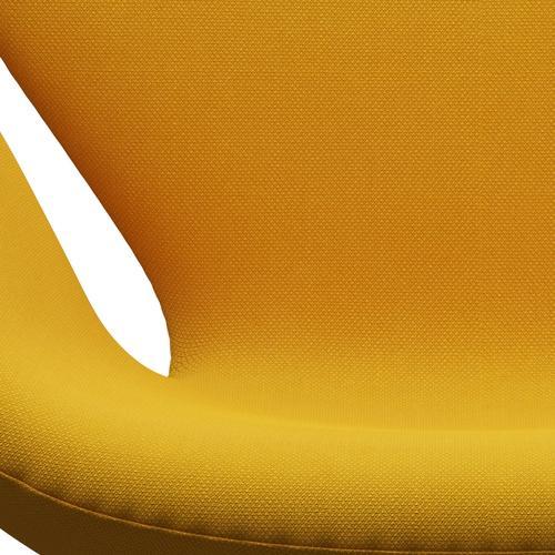 [product_category]-Fritz Hansen Swan Lounge Chair, Warm Graphite/Steelcut Trio Yellow-Fritz Hansen-3320-STR446-WGBASE-FRI-6