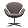  Swan Lounge Chair Warm Graphite/Sunniva Light Green/Violet