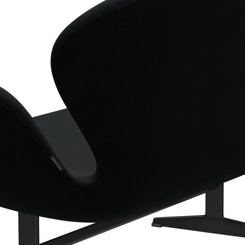 [product_category]-Fritz Hansen Swan Sofa 2 Seater, Black Lacquered/Diablo Black-Fritz Hansen-3321-DIA100-BLLA-FRI-5