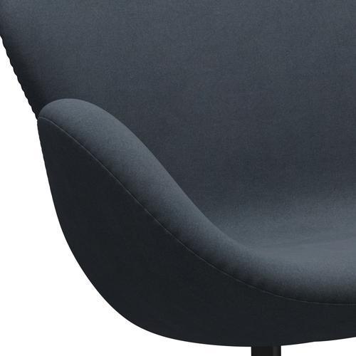 [product_category]-Fritz Hansen Swan Sofa 2 Seater, Black Lacquered/Divina Grey-Fritz Hansen-3321-DIV154-BLLA-FRI-7