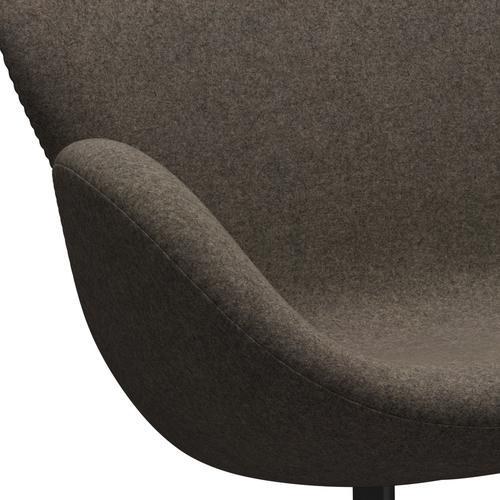 [product_category]-Fritz Hansen Swan Sofa 2 Seater, Black Lacquered/Divina Md Mole-Fritz Hansen-3321-DMD343-BLLA-FRI-7