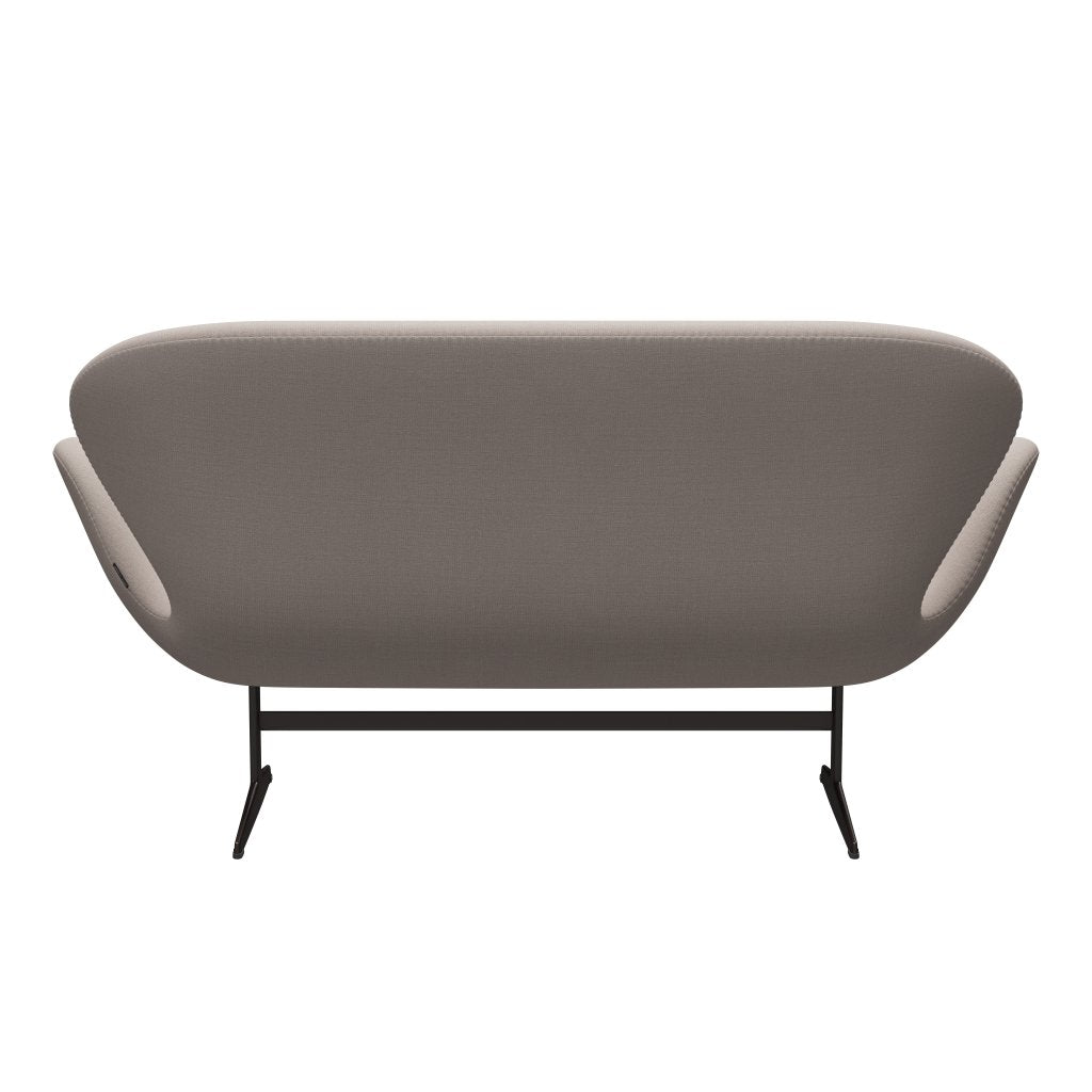 [product_category]-Fritz Hansen Swan Sofa 2 Seater, Brown Bronze/Christianshavn Light Beige-Fritz Hansen-3321-CH1120-BBBASE-FRI-4