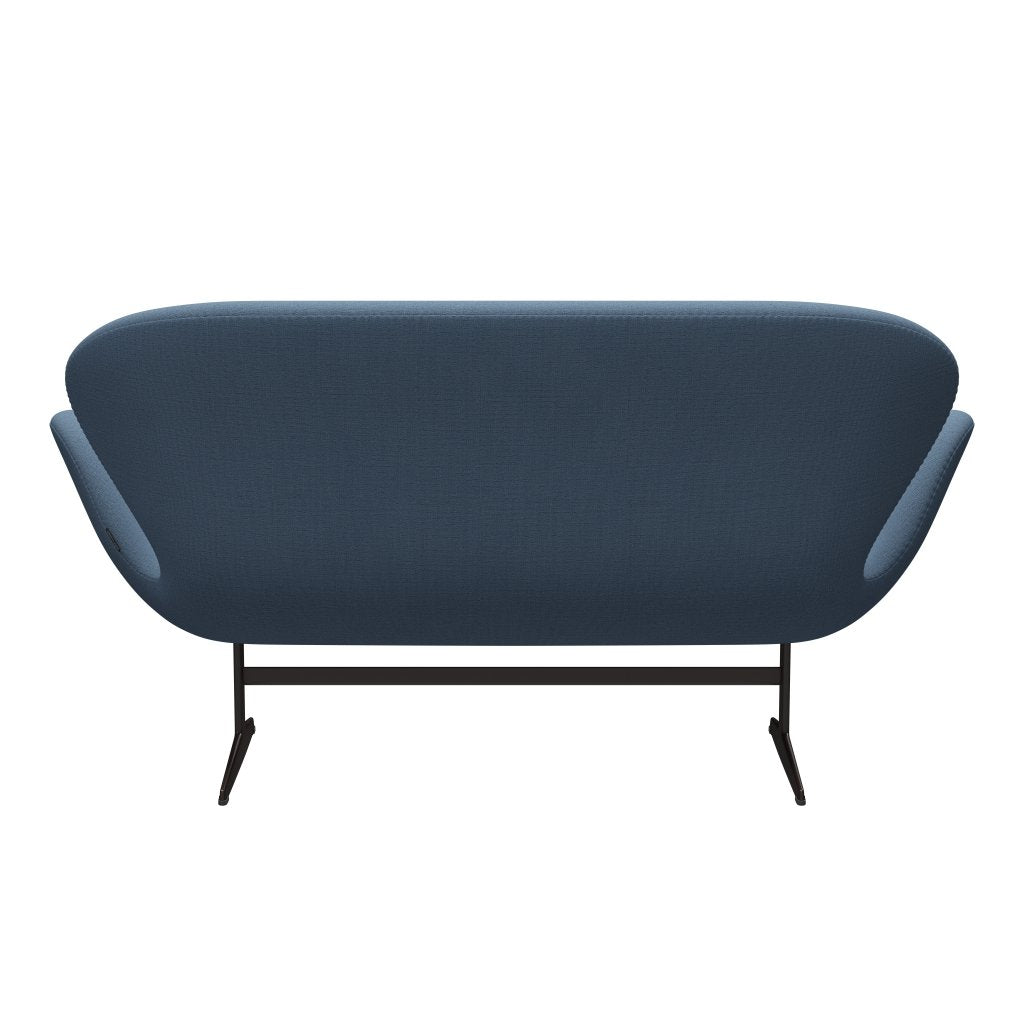 [product_category]-Fritz Hansen Swan Sofa 2 Seater, Brown Bronze/Christianshavn Light Blue-Fritz Hansen-3321-CH1152-BBBASE-FRI-4