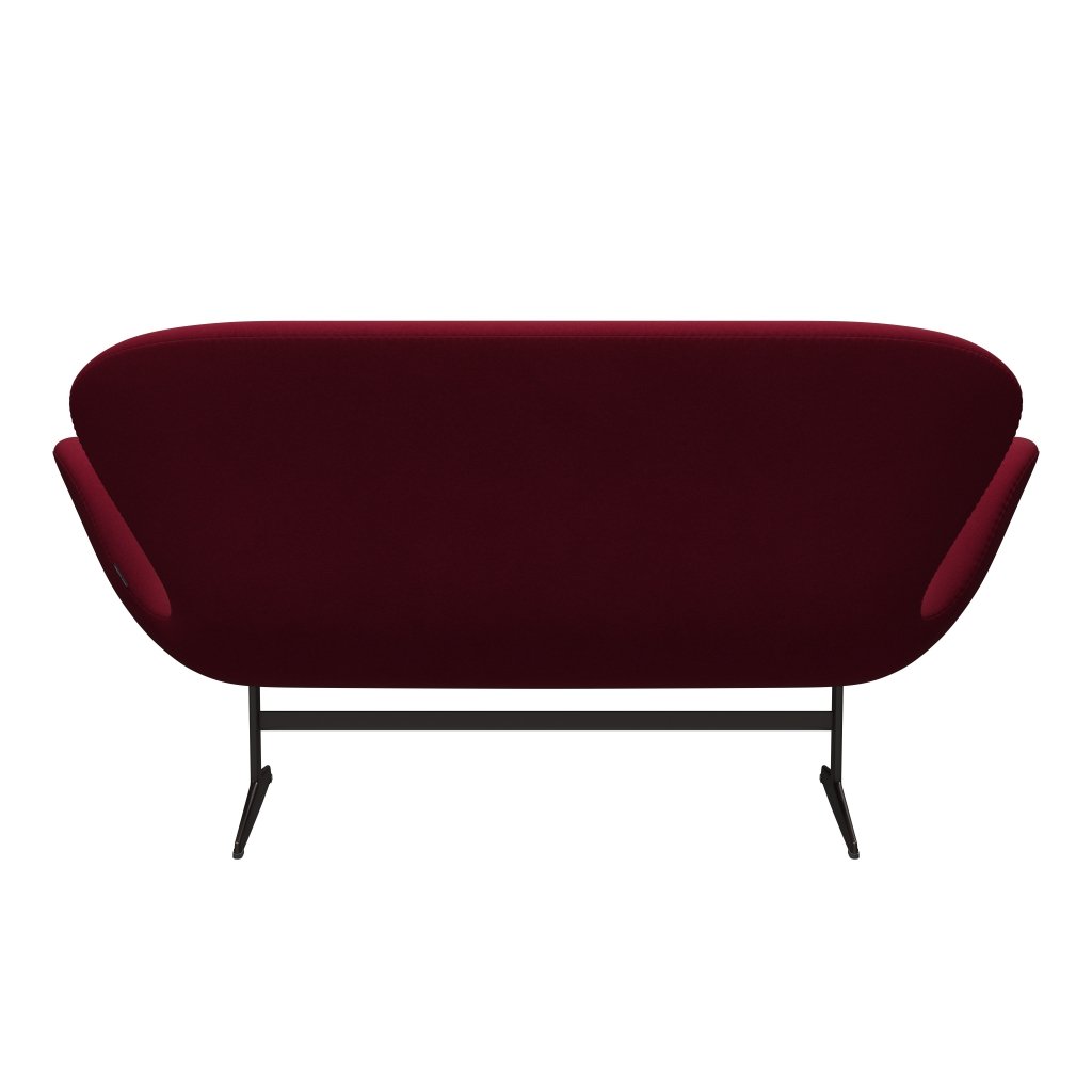 [product_category]-Fritz Hansen Swan Sofa 2 Seater, Brown Bronze/Divina Light Aubergine-Fritz Hansen-3321-DIV652-BBBASE-FRI-4