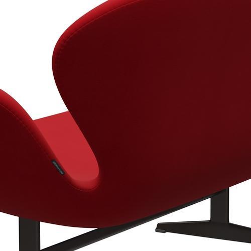 [product_category]-Fritz Hansen Swan Sofa 2 Seater, Brown Bronze/Fame Red (64089)-Fritz Hansen-3321-F64089-BBBASE-FRI-5