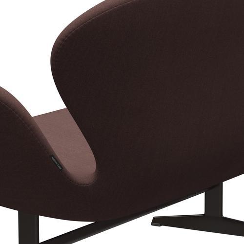 [product_category]-Fritz Hansen Swan Sofa 2 Seater, Brown Bronze/Tonus Violet Grey-Fritz Hansen-3321-TON664-BBBASE-FRI-5