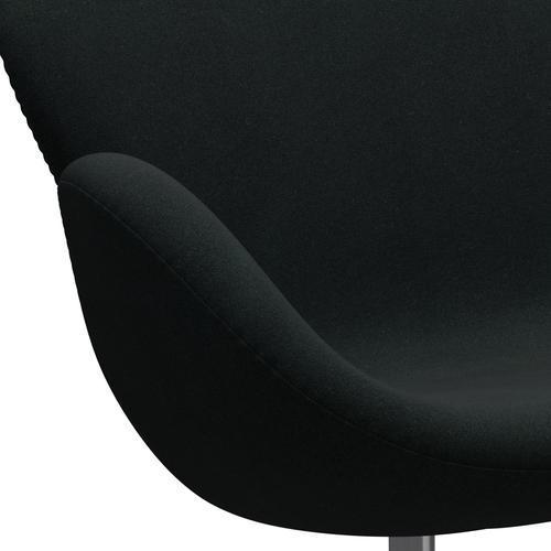 [product_category]-Fritz Hansen Swan Sofa 2 Seater, Satin Brushed Aluminium/Tonus Black-Fritz Hansen-3321-TON128-SPAL-FRI-7