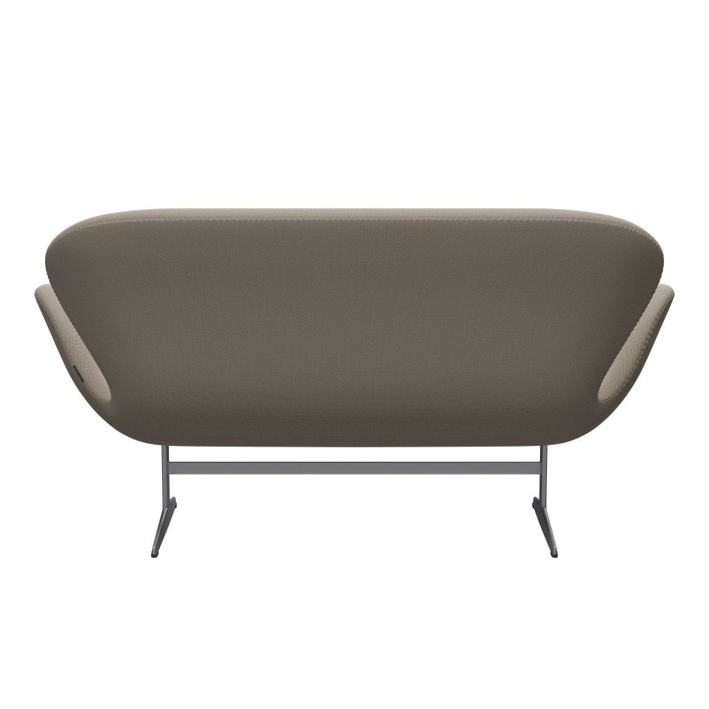 [product_category]-Fritz Hansen Swan Sofa 2 Seater, Silver Grey/Capture Grey Sand-Fritz Hansen-3321-CP5103-SGBASE-FRI-4