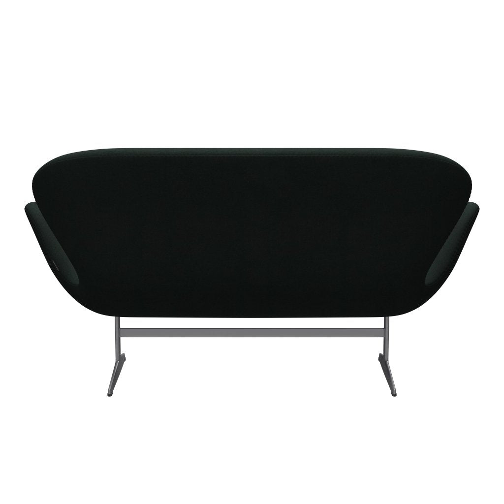 [product_category]-Fritz Hansen Swan Sofa 2 Seater, Silver Grey/Divina Charcoal-Fritz Hansen-3321-DIV181-SGBASE-FRI-4