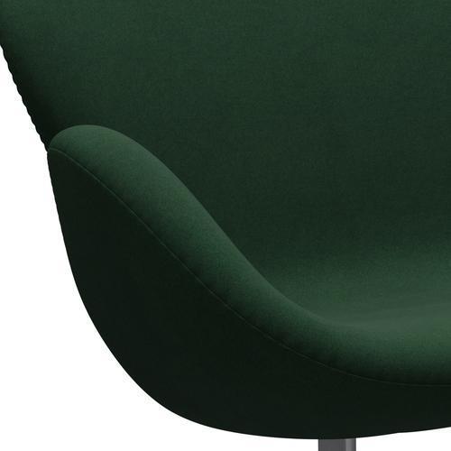 [product_category]-Fritz Hansen Swan Sofa 2 Seater, Silver Grey/Divina Dark Green (876)-Fritz Hansen-3321-DIV876-SGBASE-FRI-7