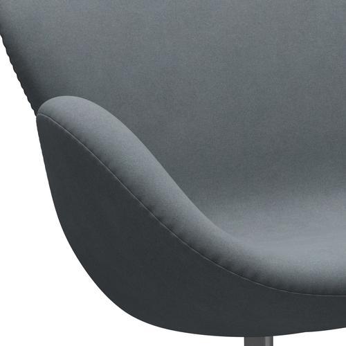 [product_category]-Fritz Hansen Swan Sofa 2 Seater, Silver Grey/Divina Light Grey-Fritz Hansen-3321-DIV171-SGBASE-FRI-7