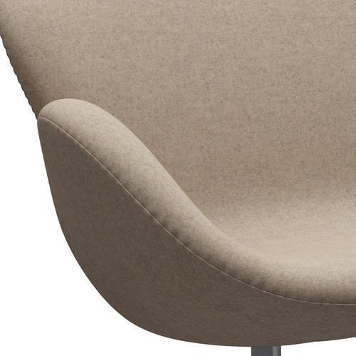 [product_category]-Fritz Hansen Swan Sofa 2 Seater, Silver Grey/Divina Md Sand-Fritz Hansen-3321-DMD213-SGBASE-FRI-7