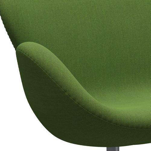 [product_category]-Fritz Hansen Swan Sofa 2 Seater, Silver Grey/Steelcut Trio Grass Green-Fritz Hansen-3321-STR953-SGBASE-FRI-7