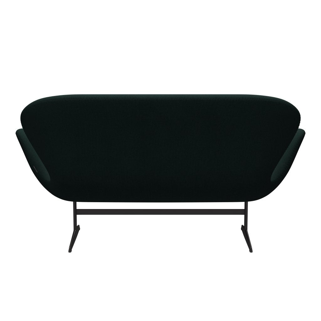 [product_category]-Fritz Hansen Swan Sofa 2 Seater, Warm Graphite/Christianshavn Dark Green-Fritz Hansen-3321-CH1161-WGBASE-FRI-4