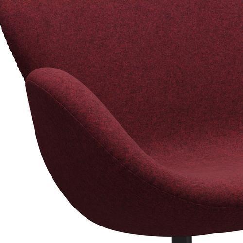 [product_category]-Fritz Hansen Swan Sofa 2 Seater, Warm Graphite/Divina Md Raspberry-Fritz Hansen-3321-DMD633-WGBASE-FRI-7