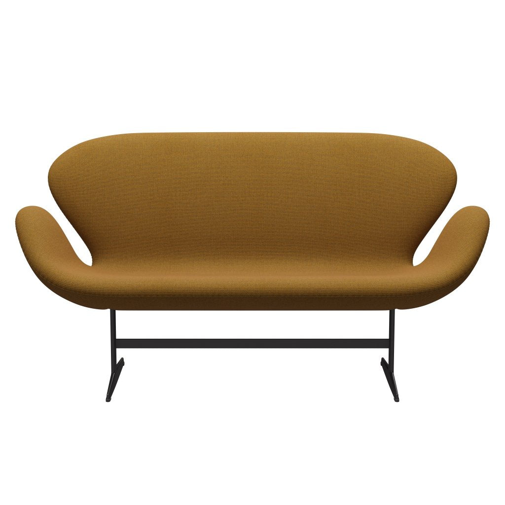 Fritz Hansen Swan Sofa 2-Sitzer, Warm Graphite/Re Wool Saffron/Natural