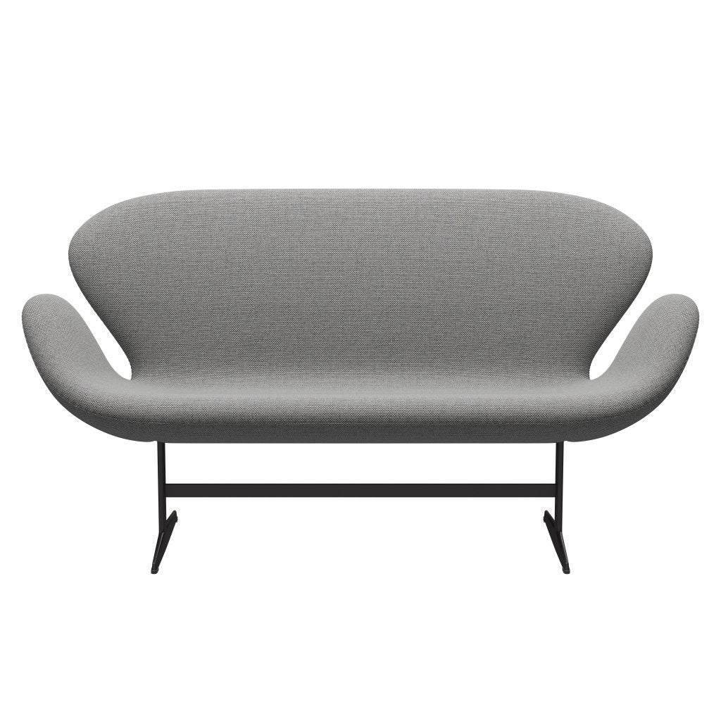 Fritz Hansen Swan Sofa 2-Sitzer, Warm Graphite/Re Wool Wool White/Natural