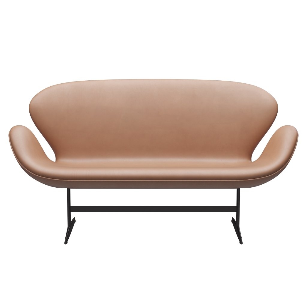 Fritz Hansen Swan Sofa 2 Sitzer, Warm Graphit/Rustik Rustikal Rustikal