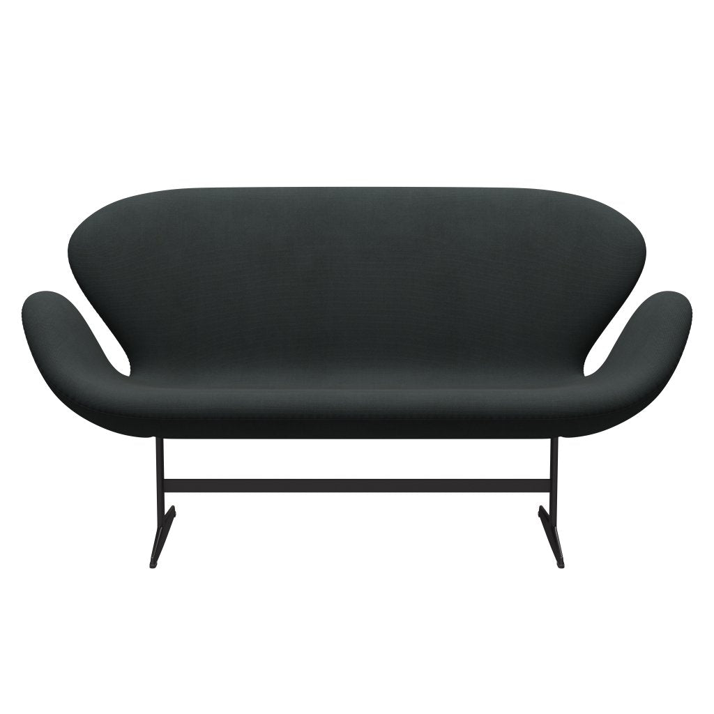 Fritz Hansen Swan Sofa 2-Sitzer, Warm Graphite/Steelcut Charcoal