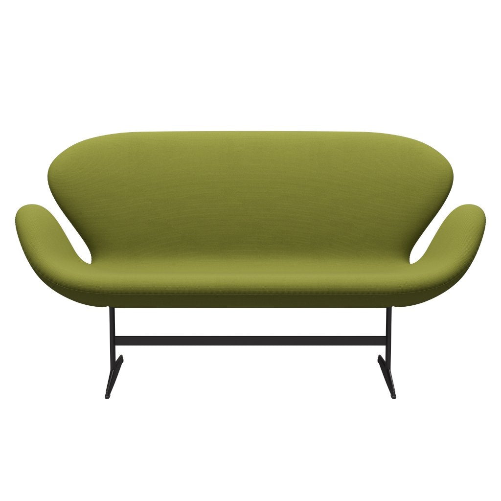 Fritz Hansen Swan Sofa 2-Sitzer, Warm Graphite/Steelcut Light Military Green