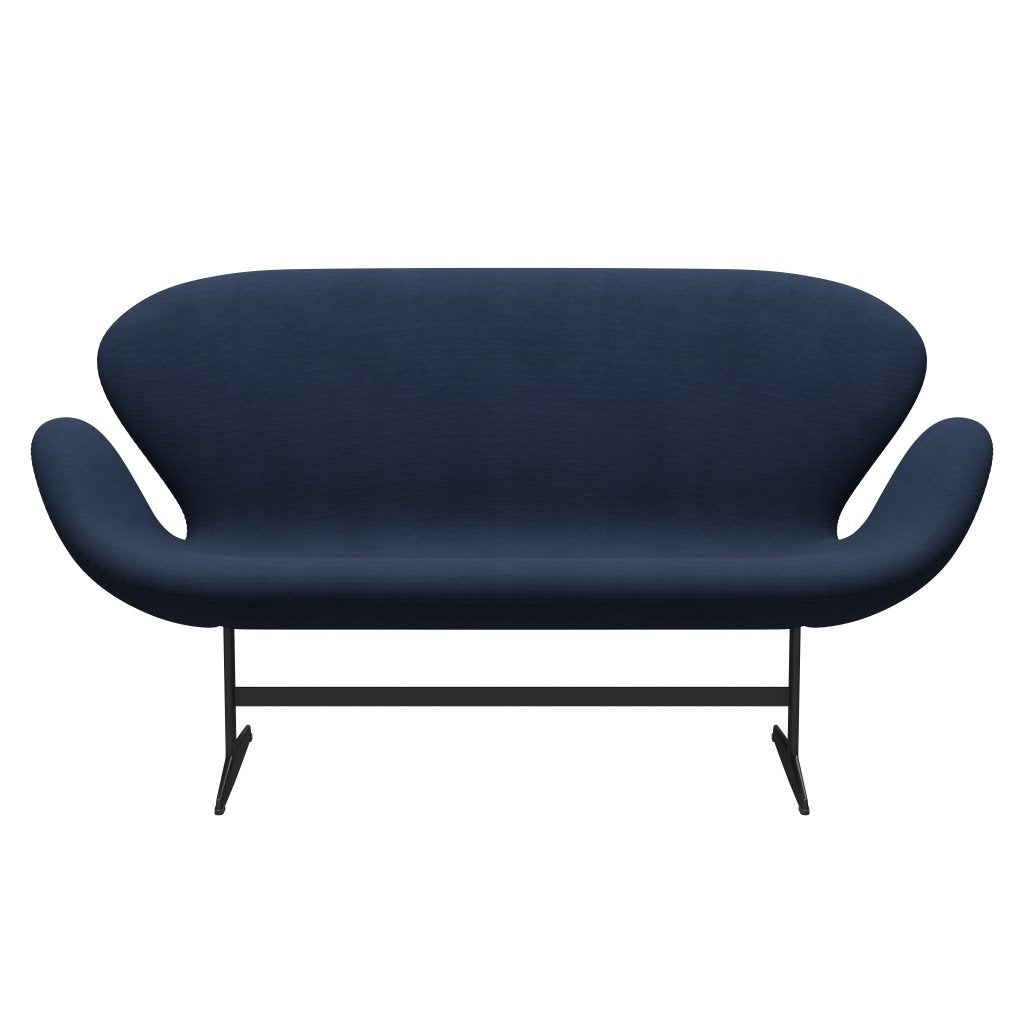 Fritz Hansen Swan Sofa 2-Sitzer, Warm Graphite/Steelcut Royal Blue