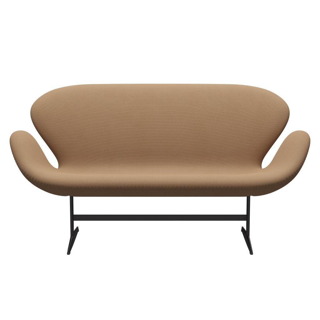 Fritz Hansen Swan Sofa 2-Sitzer, Warm Graphite/Steelcut Sand Dark/Beige