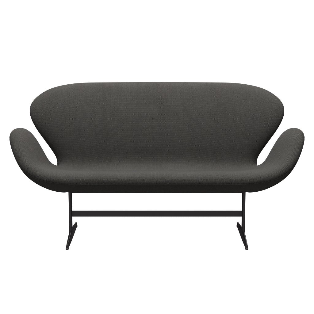 Fritz Hansen Swan Sofa 2-Sitzer, Warm Graphite/Steelcut Trio Dark Grey