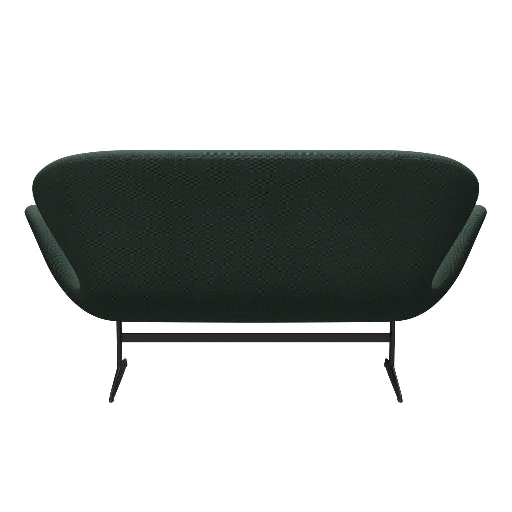 Fritz Hansen Swan Sofa 2-Sitzer, Warm Graphite/Steelcut Trio Dusty Green