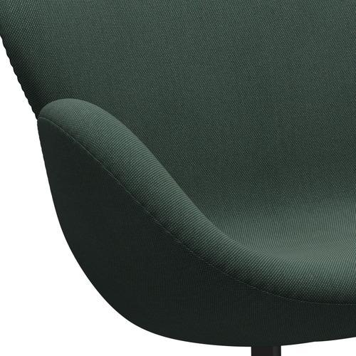 Fritz Hansen Swan Sofa 2-Sitzer, Warm Graphite/Steelcut Trio Dusty Green