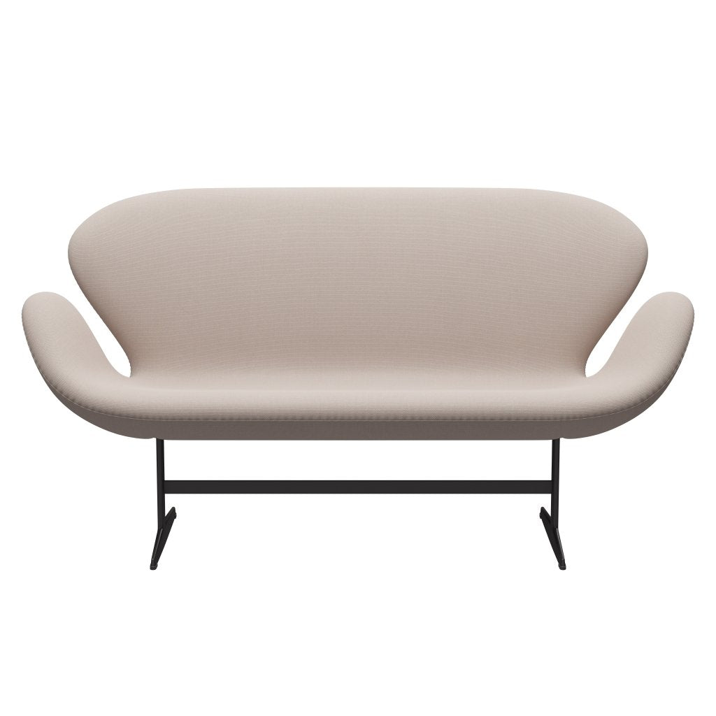 Fritz Hansen Swan Sofa 2-Sitzer, Warm Graphite/Steelcut Trio Light Beige