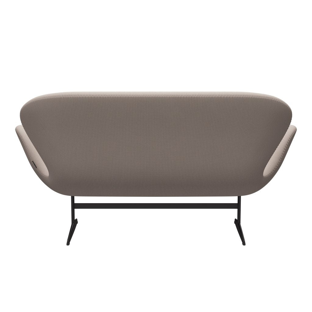 Fritz Hansen Swan Sofa 2-Sitzer, Warm Graphite/Steelcut Trio Light Beige