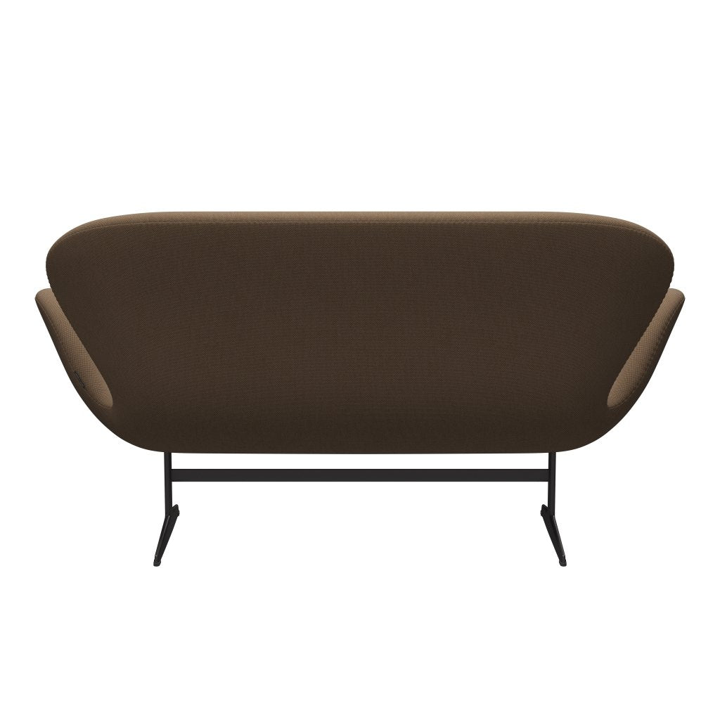 Fritz Hansen Swan Sofa 2-Sitzer, Warm Graphite/Steelcut Trio Military Green